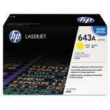 HP HP 643A, (Q5952A) Yellow Original LaserJet Toner Cartridge (HEWQ5952A) Each