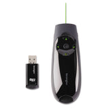 Kensington® Presenter Expert Wireless Cursor Control with Green Laser, Class 2, 150 ft Range, Black (KMW72426) Each