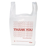 Inteplast Group Thank You Handled T-Shirt Bag, 0.167 bbl, 12.5 microns, 11.5" x 21", White, 900/Carton (IBSTHW1VAL) Case of 900