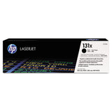 HP HP 131X, (CF210X) High-Yield Black Original LaserJet Toner Cartridge (HEWCF210X) Each