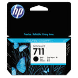 HP HP 711, (CZ129A) Black Original Ink Cartridge (HEWCZ129A) Each