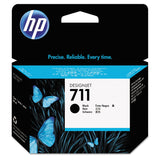 HP HP 711, (CZ133A) Black Original Ink Cartridge (HEWCZ133A) Each