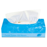 GEN Boxed Facial Tissue, 2-Ply, White, 100 Sheets/Box, 30 Boxes/Carton (GENFACIAL30100) Case of 30