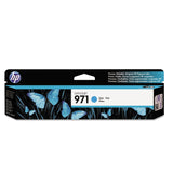 HP HP 971, (CN622AM) Cyan Original Ink Cartridge (HEWCN622AM) Each