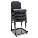 Alera® Alera Continental Series Stacking Chairs, Supports Up to 250 lb, 19.68" Seat Height, Black, 4/Carton (ALESC67FA10B) Case of 4