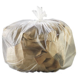GEN High Density Can Liners, 33 gal, 13 mic, 33" x 39", Natural, 25 Bags/Roll, 10 Rolls/Carton (BWK333916) Case of 250