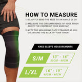 Green Drop™ Knee Support Large / X-Large Pull-On 16 to 19 Inch Thigh Circumference Left or Right Knee (1230638_EA) 1/EA