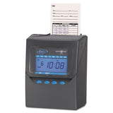 Lathem® Time 7500E Totalizing Time Recorder, LCD Display, Charcoal (LTH7500E) Each