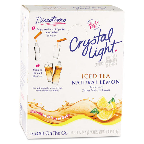 Crystal Light® On the Go, Iced Tea, 0.16 oz Packets, 30/Box (CRY00757)