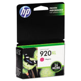 HP HP 920XL, (CD973AN) High-Yield Magenta Original Ink Cartridge (HEWCD973AN) Each