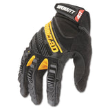 Ironclad SuperDuty Gloves, Medium, Black/Yellow, 1 Pair (IRNSDG203M) 1 Pair