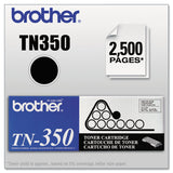 Brother TN350 Toner, 2,500 Page-Yield, Black (BRTTN350) Each