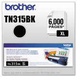 Brother TN315BK High-Yield Toner, 6,000 Page-Yield, Black (BRTTN315BK) Each