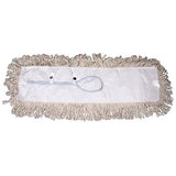 Impact® Economy 4-Ply Looped End Cotton Dust Mop w/ Polyester Backing, 24 Inch, 12/Case (IMP17524) Case of 12