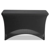 Iceberg iGear Fabric Table Cover, Polyester/Spandex, 24" x 48", Black (ICE16511) Each
