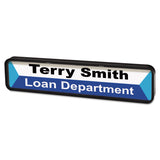 People Pointer™ DIY Sign, Plastic, 9.38 x 2, Black (AVT83700) Each