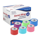 Sensi-Wrap Cohesive Bandage 1 Inch X 5 Yard Self-Adherent Closure Red / Green / Purple / Dark Blue / Pink / Light Blue NonSterile Standard Compression (625070_RL) 1/RL