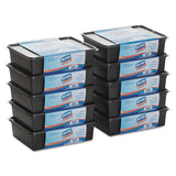 Dixie® Cutlery Keeper Tray with Clear Plastic Utensils: 600 Forks, 600 Knives, 600 Spoons (DXECH0180DX7CT) Case of 10