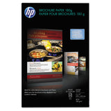 HP Inkjet Brochure Paper, 98 Bright, 48 lb Bond Weight, 11 x 17, White, 150/Pack (HEWCG932A) Pack of 150 Sheets