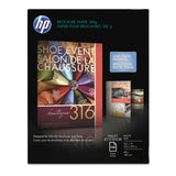 HP Inkjet Brochure Paper, 98 Bright, 48 lb Bond Weight, 8.5 x 11, White, 150/Pack (HEWCH016A) Each