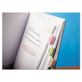 Post-it® Tabs 1" Lined Tabs, 1/5-Cut, Assorted Bright Colors, 1" Wide, 66/Pack (MMM686LPGO) Pack of 66