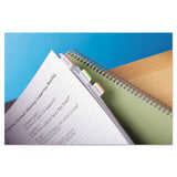 Post-it® Tabs 1" Lined Tabs, 1/5-Cut, Assorted Bright Colors, 1" Wide, 66/Pack (MMM686LPGO) Pack of 66