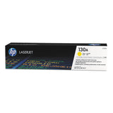 HP HP 130A, (CF352A) Yellow Original LaserJet Toner Cartridge (HEWCF352A) Each