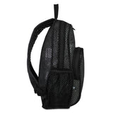 Eastsport® Mesh Backpack, Fits Devices Up to 17", Polyester, 12 x 17.5 x 5.5, Black (EST113960BJBLK) Each