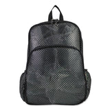 Eastsport® Mesh Backpack, Fits Devices Up to 17", Polyester, 12 x 17.5 x 5.5, Black (EST113960BJBLK) Each
