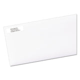 Avery® EcoFriendly Mailing Labels, Inkjet/Laser Printers, 0.5 x 1.75, White, 80/Sheet, 100 Sheets/Pack (AVE48467) Box of 8000
