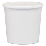 SOLO® Flexstyle Double Poly Paper Containers, 12 oz, 3.6" Diameter, White, Paper, 25/Bag, 20 Bags/Carton (SCCHS4125WH) Case of 500