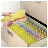 Smead™ Six-Section Pressboard Top Tab Classification Folders, Six SafeSHIELD Fasteners, 2 Dividers, Letter Size, Yellow, 10/Box (SMD14034) Each