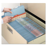 Smead™ Six-Section Pressboard Top Tab Classification Folders, Six SafeSHIELD Fasteners, 2 Dividers, Legal Size, Blue, 10/Box (SMD19030) Each