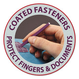 Smead™ Pressboard Top Tab Classification Folders, Eight SafeSHIELD Fasteners, 3" Expansion, 3 Dividers, Letter Size, Blue, 10/Box (SMD14094) Each