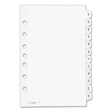 Avery® Preprinted Tab Dividers, 12-Tab, 8.5 x 5 1/2 (AVE11315) Pack of 5