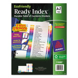 Avery® Customizable Table of Contents Ready Index Dividers with Multicolor Tabs, 26-Tab, A to Z, 11 x 8.5, White, 1 Set (AVE11085) Each