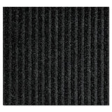 Crown Needle-Rib Wiper/Scraper Mat, Polypropylene, 36 x 48, Charcoal (CWNNR0034CH) Each