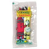 Crayola® Classic Color Cello Pack Party Favor Crayons, 4 Colors/Pack, 360 Packs/Carton (CYO520083) Case of 360