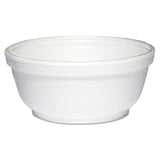 Dart® Foam Bowls, 8 oz, White, 50/Pack, 20 Packs/Carton (DCC8B20) Case of 1000