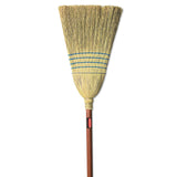 Rubbermaid® Commercial Corn-Fill Broom, Corn Fiber Bristles, 38" Overall Length, Blue (RCP6383) Each