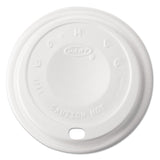 SOLO® Cappuccino Dome Sipper Lids, Fits 12 oz, White, 1,000/Carton (DCC12EL) Case of 1000