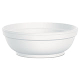Dart® Insulated Foam Bowls, 6 oz, White, 50/Pack, 20 Packs/Carton (DCC6B20) Case of 1000