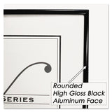 NuDell™ Metal Poster Frame, Plastic Face, 24 x 36, Black (NUD31242) Each
