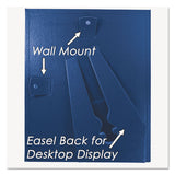 NuDell™ Leatherette Document Frame, 8.5 x 11, Blue, Pack of Two (NUD21201) Pack of 2