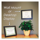 NuDell™ Leatherette Document Frame, 8.5 x 11, Blue, Pack of Two (NUD21201) Pack of 2