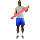 CanDo® Low Powder Exercise Resistance Band Red 5 Inch X 6 Yard Light Resistance (770497_EA) 1/EA