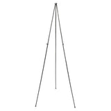 Quartet® Full Size Instant Easel, 62.38" Maximum Height, Steel, Black (QRT29E) Each