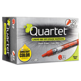 Quartet® EnduraGlide Dry Erase Marker, Broad Chisel Tip, Red, Dozen (QRT50014M) Box of 12