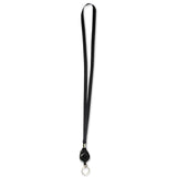 Advantus Lanyards with Retractable ID Reels, Metal Split Ring Fastener, 34" Long, Black, 12/Pack (AVT75547) Box of 12