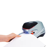 Swingline® Optima 60 Electric Stapler, 60-Sheet Capacity, Silver/Black/Orange (SWI48210) Each